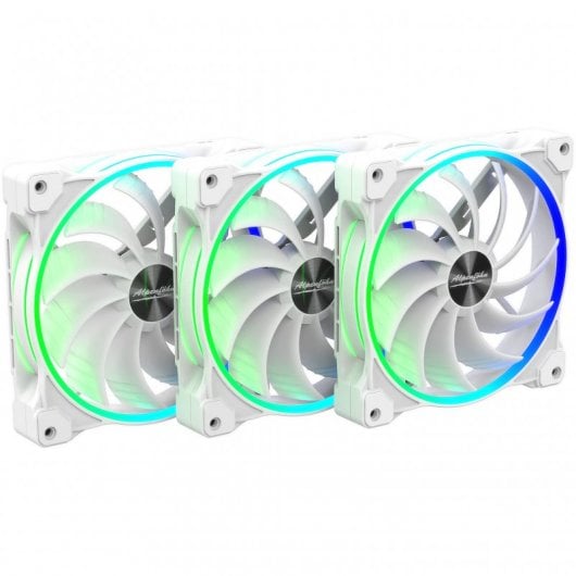 Alpenföhn Wing Boost 3 ARGB White Edition Triple Pack 3 Ventiladores Suplementares 140mm