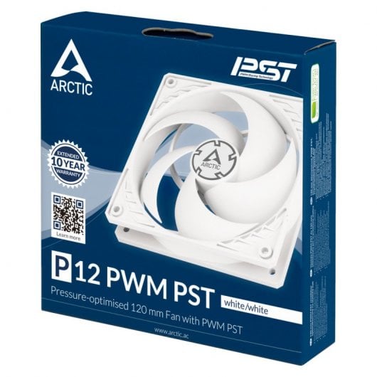 Ventilateur supplémentaire Arctic P12 PWM PST 120 mm blanc