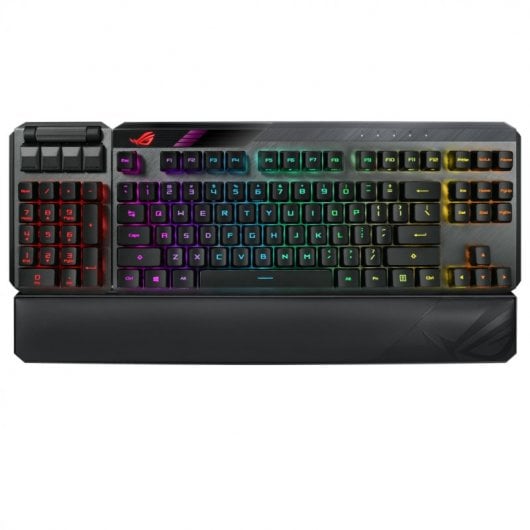 Asus ROG Claymore II Tastiera da gioco meccanica Modulare RGB Interruttore ottico ROG RX Rosso