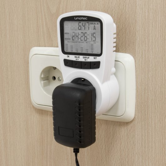Unotec EcoPlug II Medidor de Consumo Eléctrico