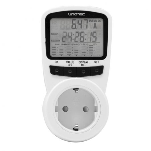 Unotec EcoPlug II Medidor de Consumo Eléctrico