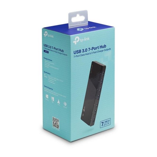Hub USB TP-Link UH700 7 Ports USB 3.0 5 Gbps Noir