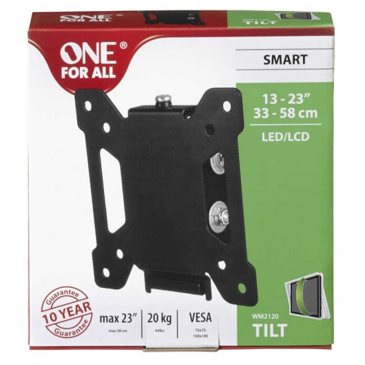 One For All WM2120 Soporte TV 13"/23" VESA 100x100 20Kg