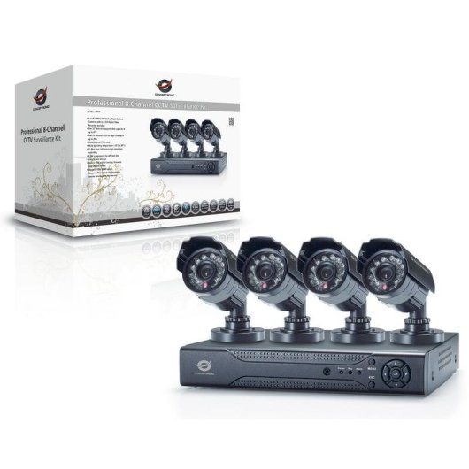 Conceptronic Kit Videovigilancia 8 Canales Profesional + 1TB