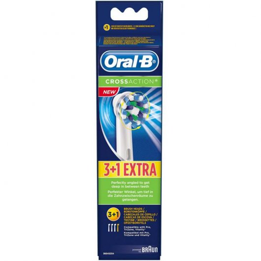 Oral-B EB 50-3+1 Cross Action Pack 4 Substituições