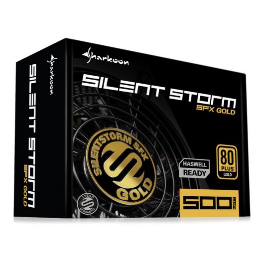 Sharkoon SilentStorm SFX Gold unité d'alimentation d'énergie 500 W 20+4 pin ATX Noir