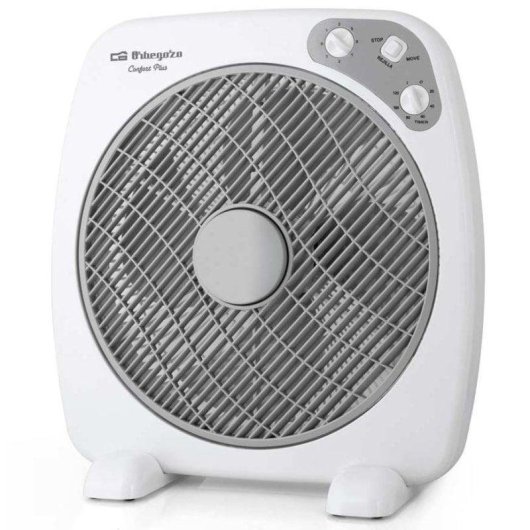 Ventilador de Suelo Orbegozo BF 0140 60W 3 Velocidades Difusor Rotativo Temporizador