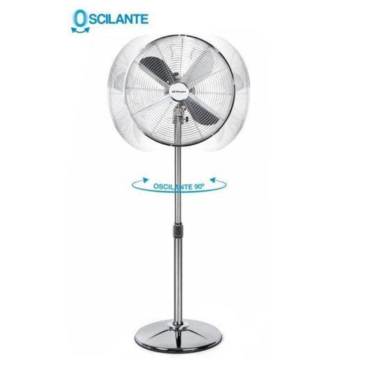 Ventoinha de Pé Orbegozo SF3345 60W 40cm 3 Velocidades Altura Regulável Oscilação