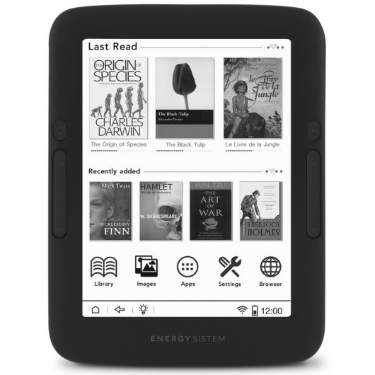 Energy eReader Pro + 6" Negro