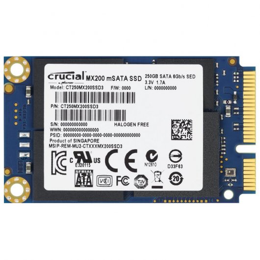 Crucial MX200 250GB mSATA