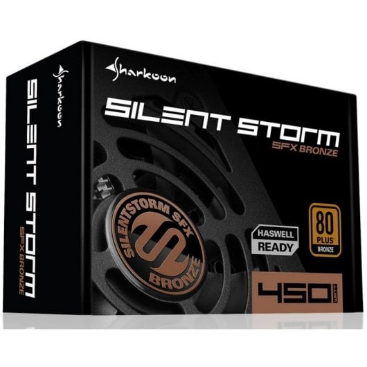 Sharkoon SilentStorm SFX Bronze fonte de alimentação 450 W 20+4 pin ATX Preto
