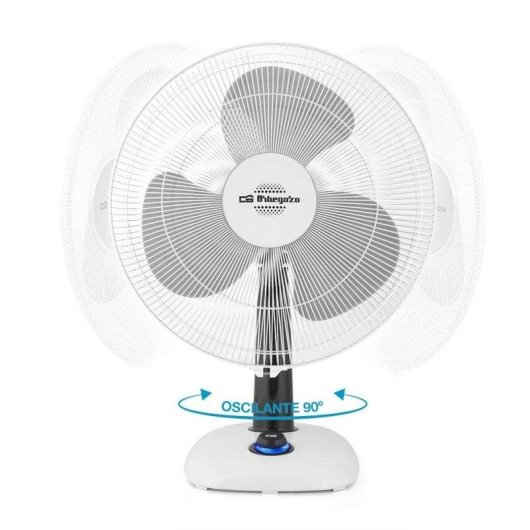 Ventoinha de Sobremesa Orbegozo TF 0133 40W 30cm 3 Velocidades Oscilante Silenciosa