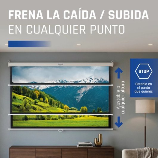 iggual Manual Screen 4:3 112" 200x200 cm