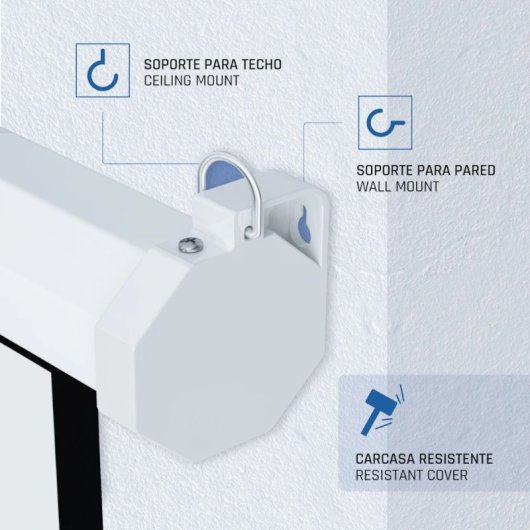 iggual Manual Screen 4:3 112" 200x200 cm