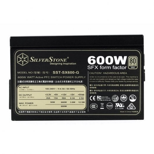 Silverstone SX600-G 600W Modular 80 Plus Gold