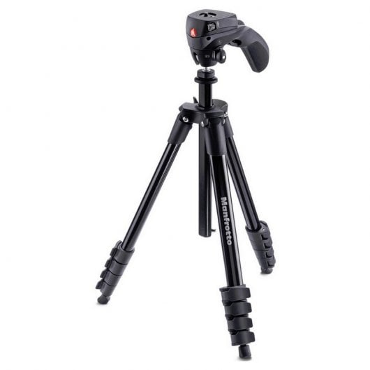 Manfrotto Compact Action Trípode Negro