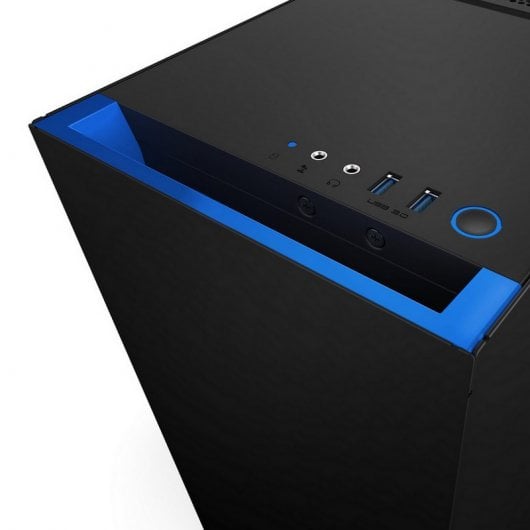 NZXT S340 USB 3.0 Con Ventana Negra/Azul