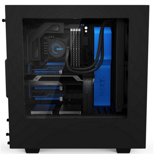NZXT S340 USB 3.0 Con Ventana Negra/Azul