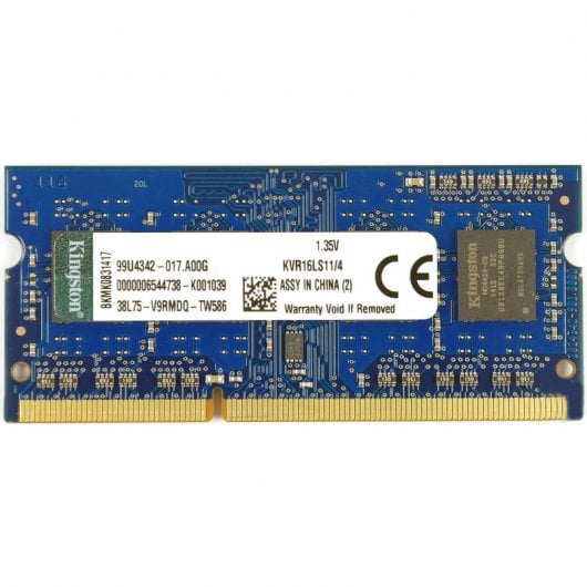 Kingston 8GB DDR3 1600MHz PC3L-12800 SO-DIMM