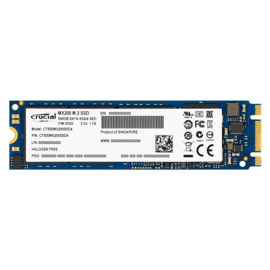 Crucial MX200 500GB M.2 Type 2280