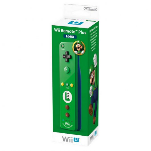 Nintendo Wii/Wii U Remote Plus Edición Especial Luigi