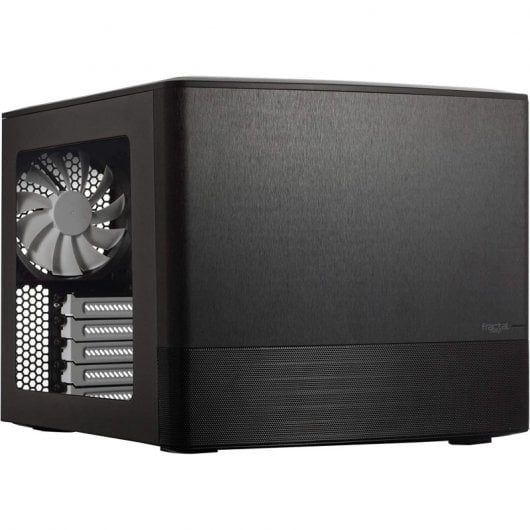 Estojo para PC compacto Fractal Design Node 804 com janela USB 3.0 preto