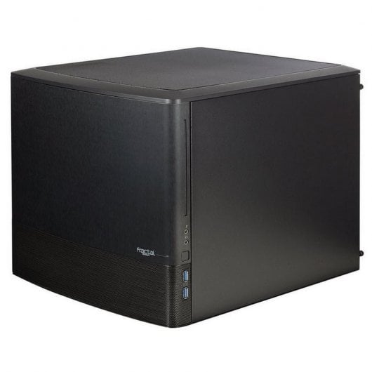 Estojo para PC compacto Fractal Design Node 804 com janela USB 3.0 preto