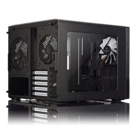 Estojo para PC compacto Fractal Design Node 804 com janela USB 3.0 preto