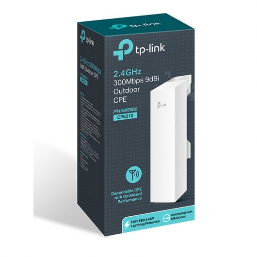 TP-Link CPE210 Punto de Acceso Exterior Wifi 300Mbps