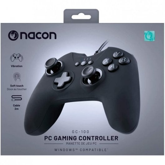 NACON GC-100XF Nero USB Gamepad Analogico/Digitale PC