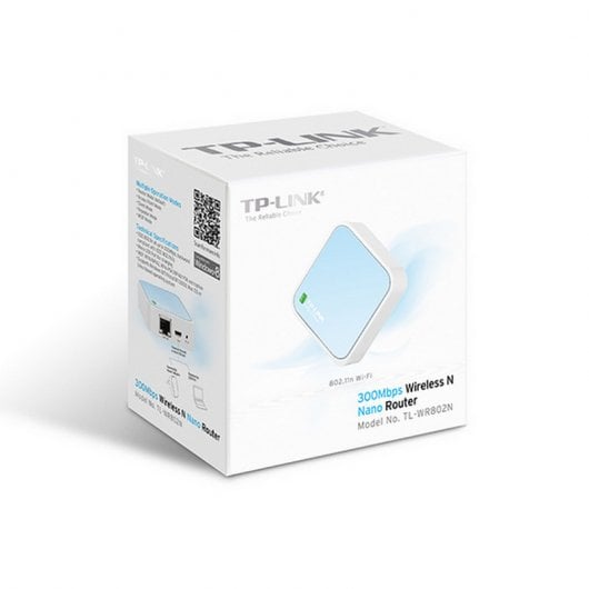 Router wireless Nano N 300 Mbps TL-WR802N