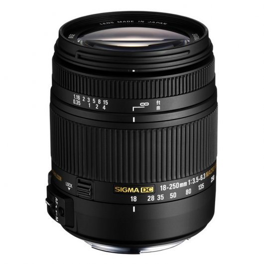 Sigma DC 3.5-6.3 18-250 OS AF HSM Macro para Canon