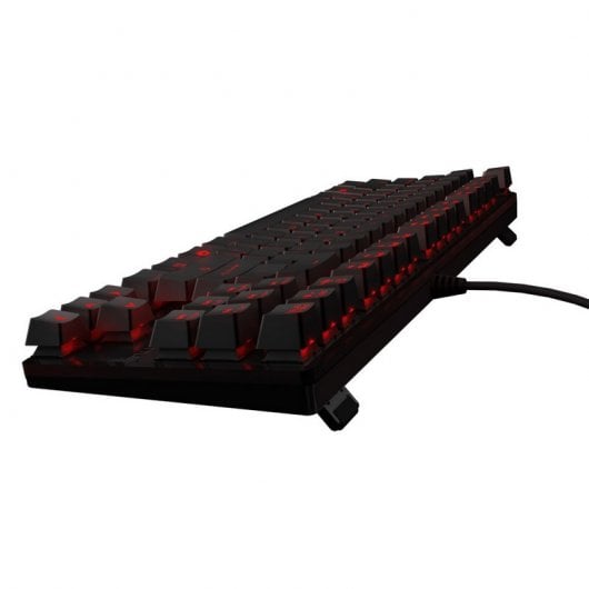 Ozone Strike Battle Negro Teclado Mecánico Cherry Brown