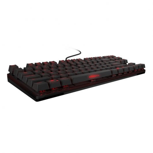 Ozone Strike Battle Negro Teclado Mecánico Cherry Brown