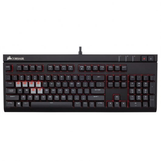 Corsair Strafe Teclado Mecánico LED Rojo Cherry MX Brown