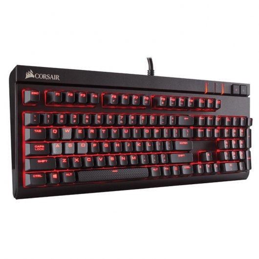 Corsair Strafe Teclado Mecánico LED Rojo Cherry MX Brown