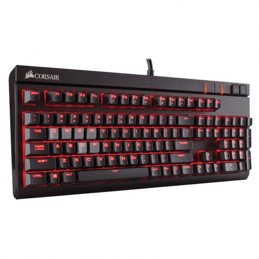 Corsair Strafe Teclado Mecánico LED Rojo Cherry MX Red