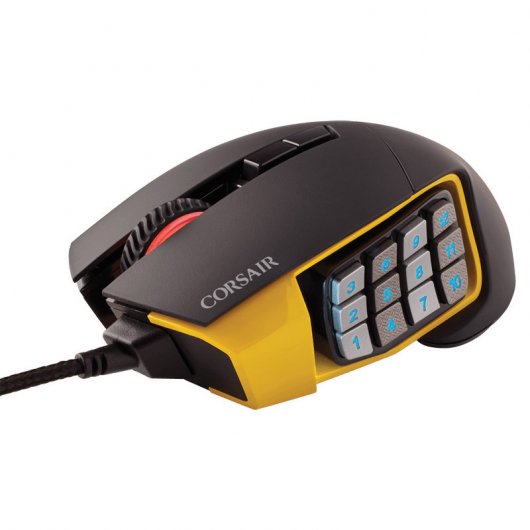 Corsair Scimitar Ratón Óptico RGB Gaming 12000 DPI