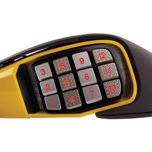 Corsair Scimitar Ratón Óptico RGB Gaming 12000 DPI