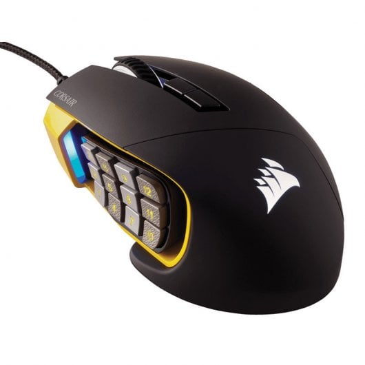 Corsair Scimitar Ratón Óptico RGB Gaming 12000 DPI
