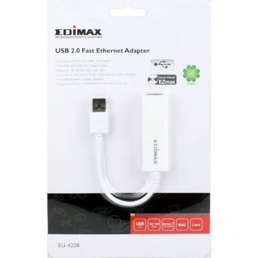 Adattatore Fast Ethernet USB 2.0 Edimax EU-4208