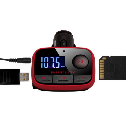 Energy Sistem Car MP3 F2 Racing Red Negro/Rojo