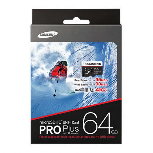Samsung MicroSD PRO Plus 64GB Clase 10 UHS-1