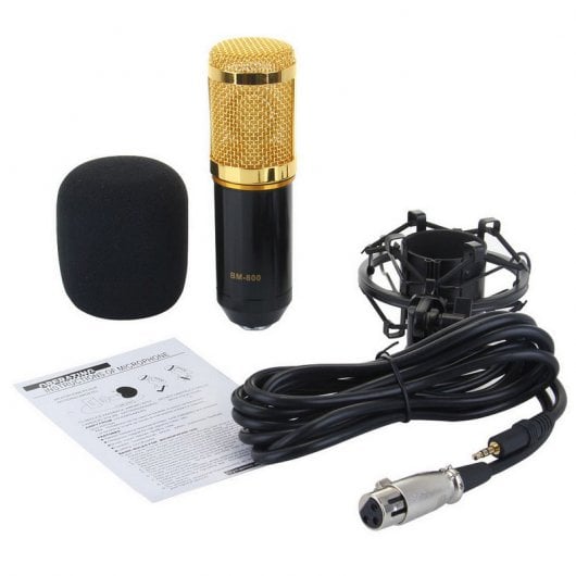 BM-800 Micrófono de Estudio XLR/Jacks Negro
