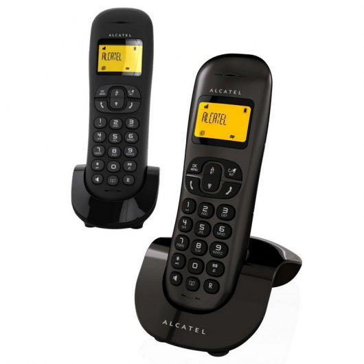 Alcatel C250 Duo Teléfono Inalámbrico Dect Negro