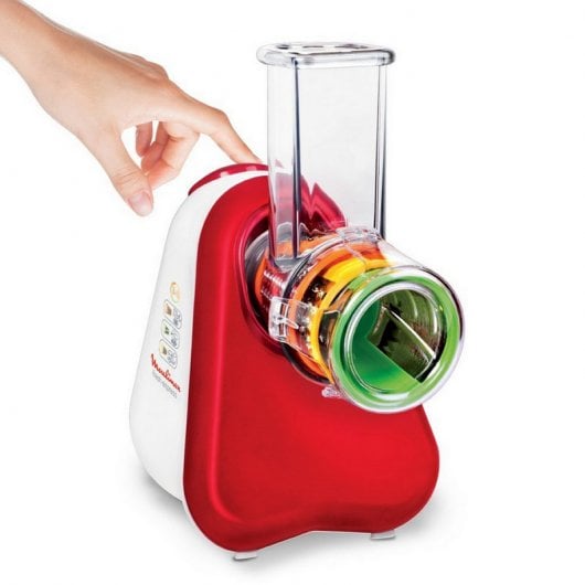 Moulinex DJ7535 Elektrische Reibe/Spiralisierer Kunststoff Rot