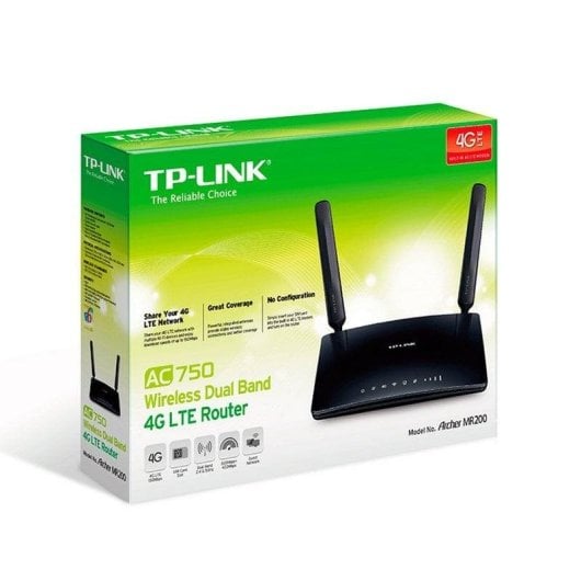Router TP-Link Archer MR200 4G LTE Wi-Fi 5 733 Mbps Doble Banda SIM