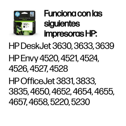 HP 302XL Tintenpatrone Schwarz Hohe Kapazität Original