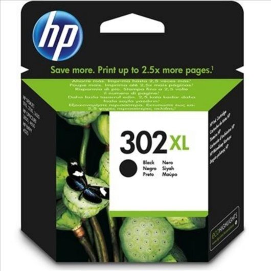 HP 302XL Tintenpatrone Schwarz Hohe Kapazität Original