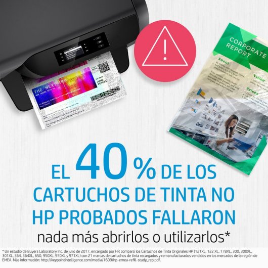 HP 302XL Cartucho Tinta Alta Capacidad Original Negro